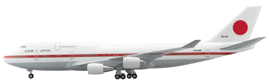 JG20152 1:200 BOEING 747-400 20-1101 政府専用機 スナップフィット