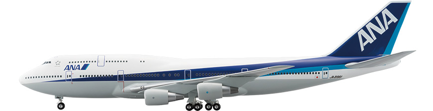 NH20130 1:200 BOEING 747-400D JA8961 スナップフィットモデル（ギア 