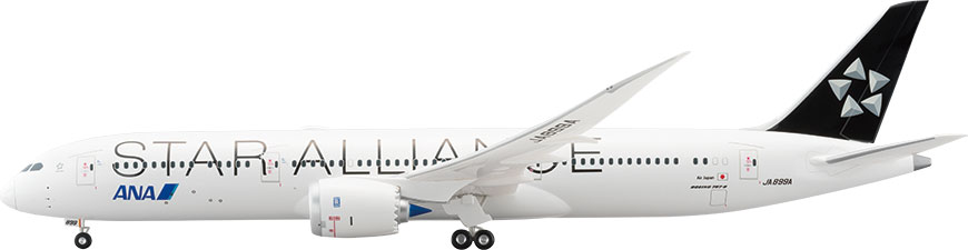 NH20149 1:200 BOEING 787-9 JA899A STAR ALLIANCE 完成品（WiFi 