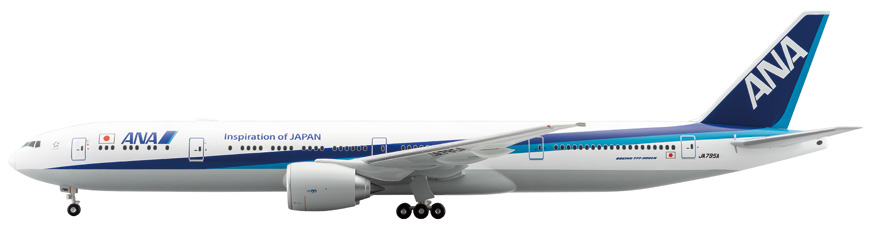 NH20167 1：200 BOEING 777-300ER JA795A スナップフィットモデル 