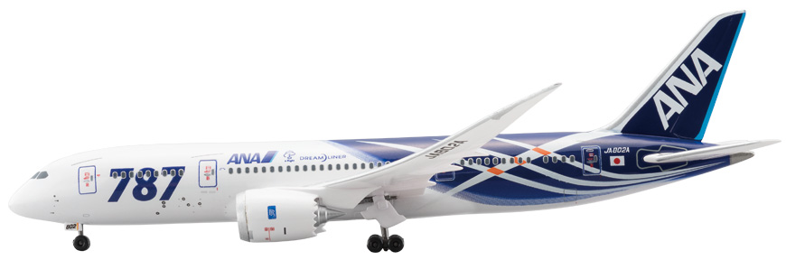 NH40114 1:400 BOEING 787-8 JA801A 特別塗装機 ABS樹脂完成品（ギア